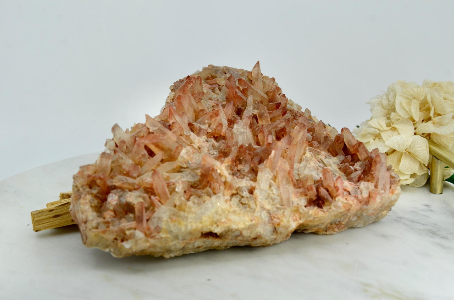 Large Red Quartz Cluster