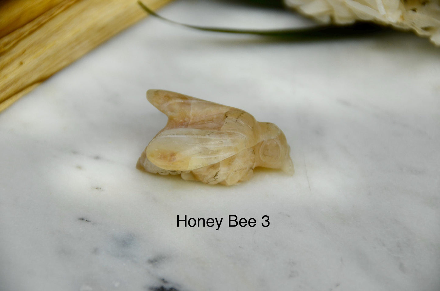 Honey Opal Bee Carving