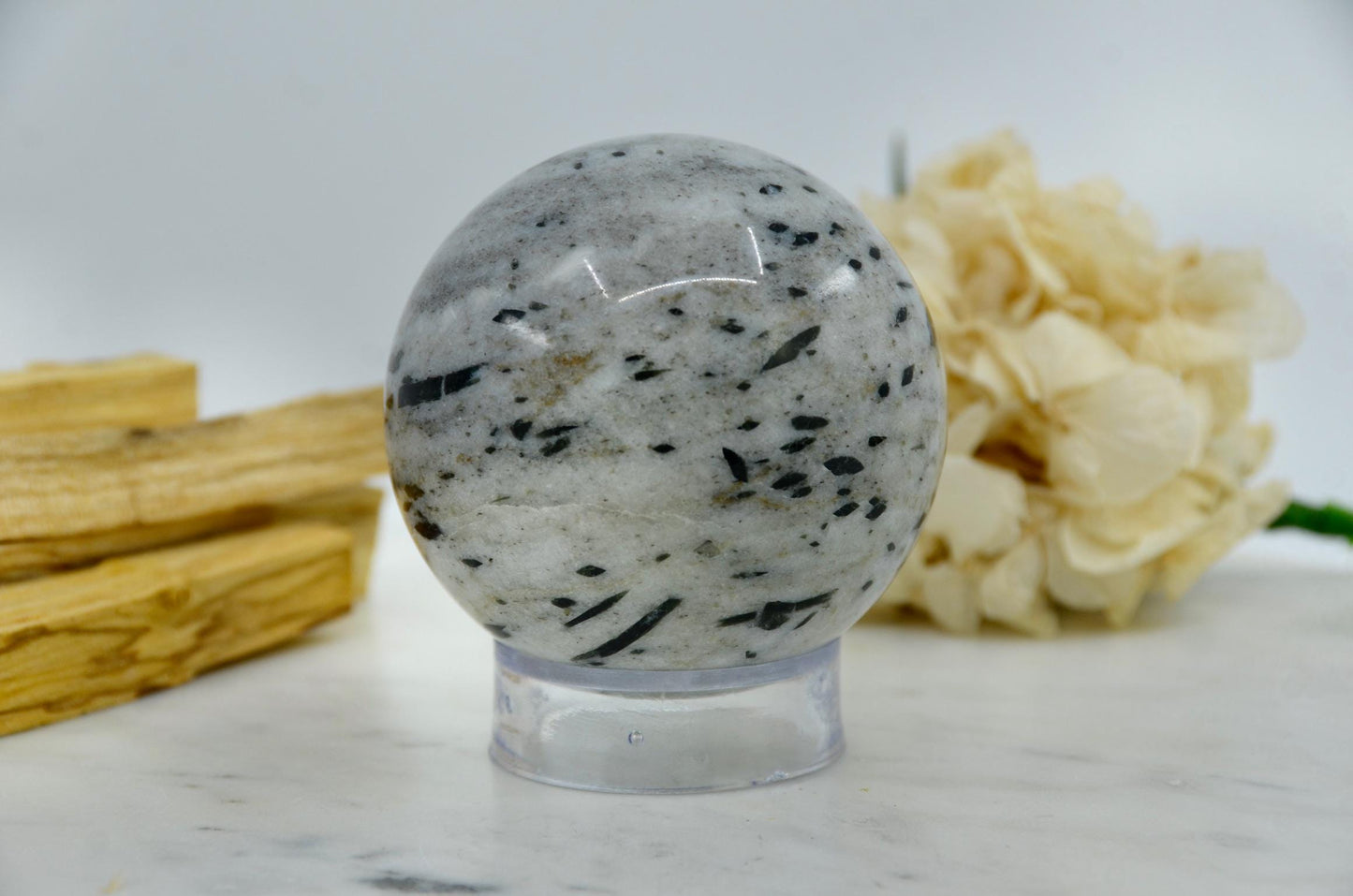 Green Tourmaline Sphere