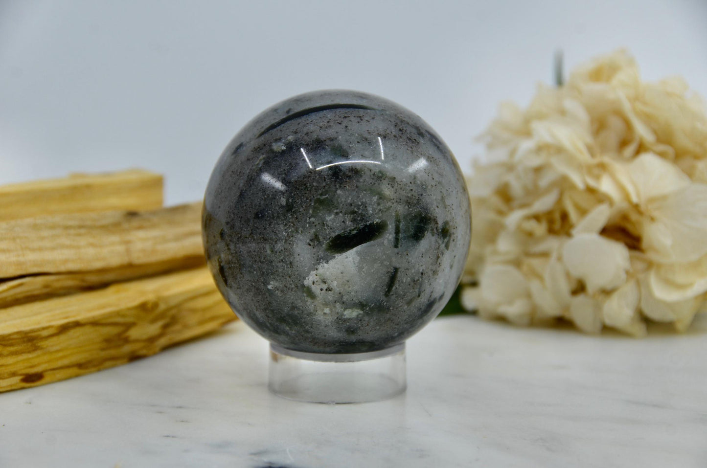 Green Tourmaline Sphere