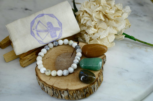 Sagittarius Zodiac Crystal and Bracelet Set
