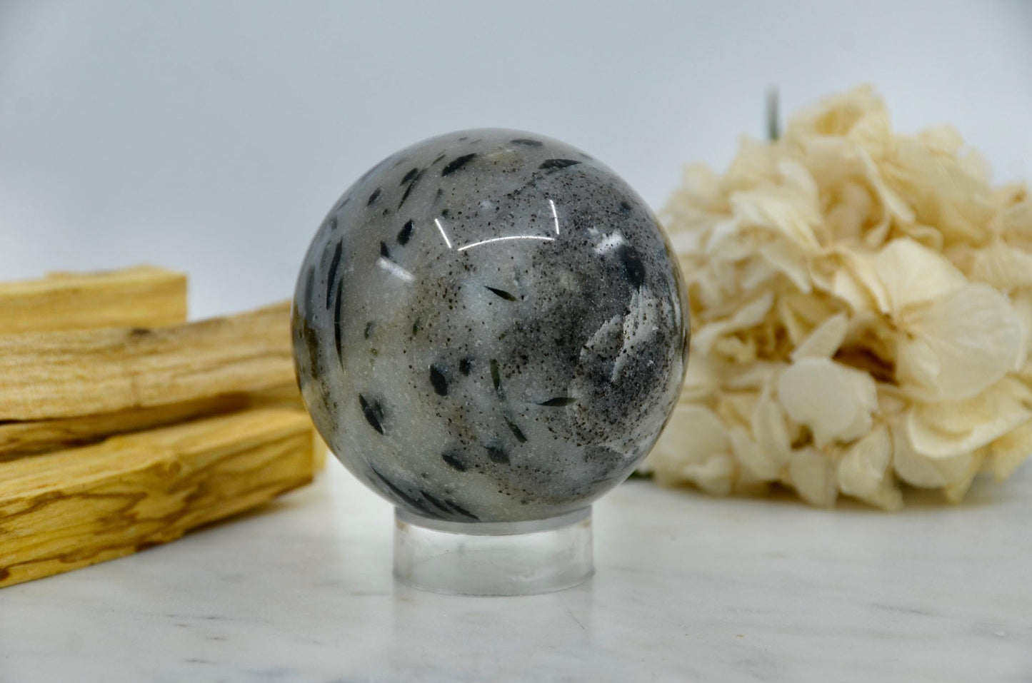 Green Tourmaline Sphere