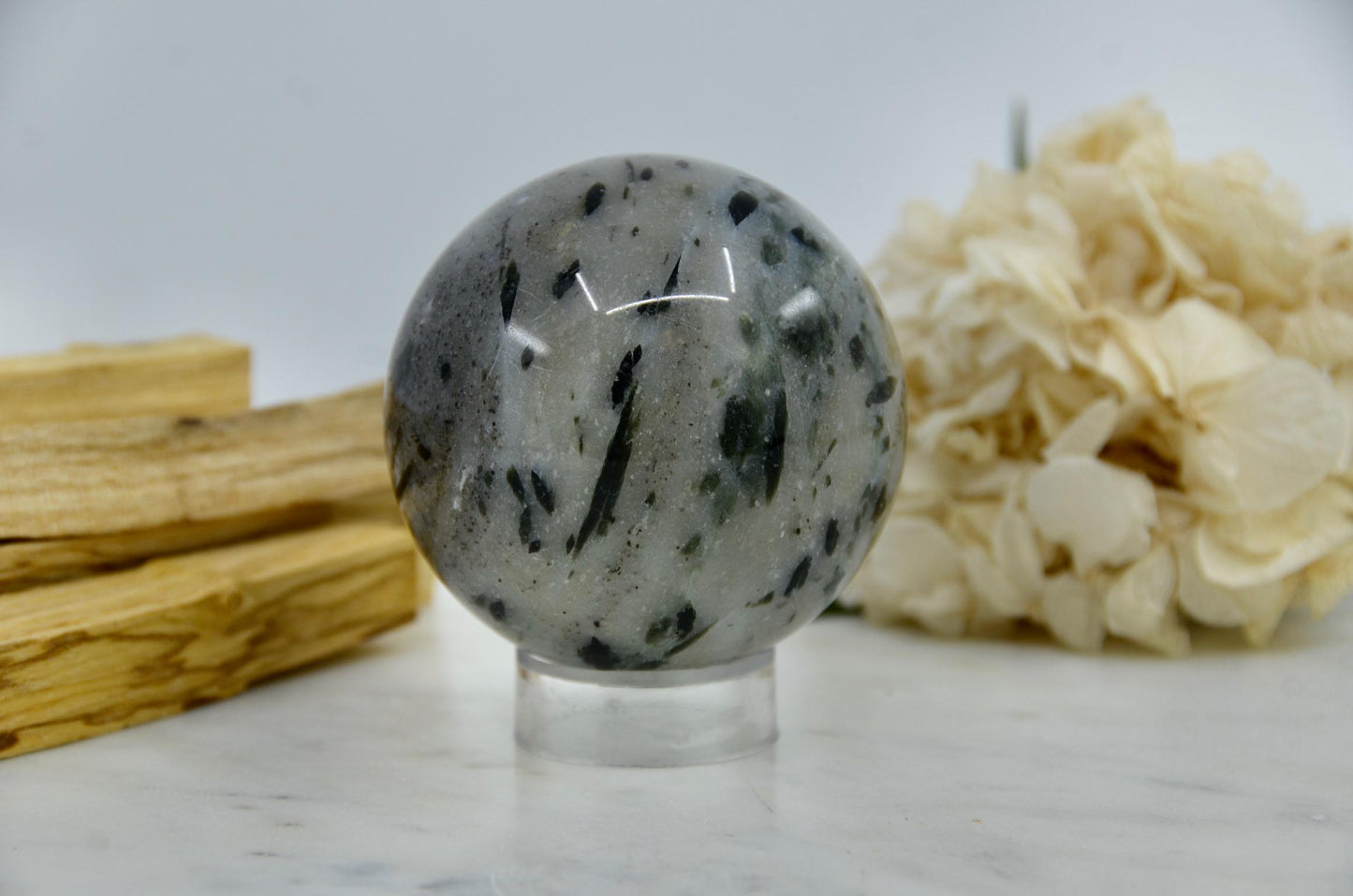 Green Tourmaline Sphere