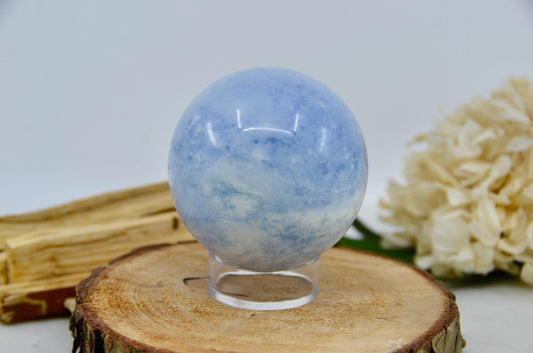 Blue Calcite Sphere