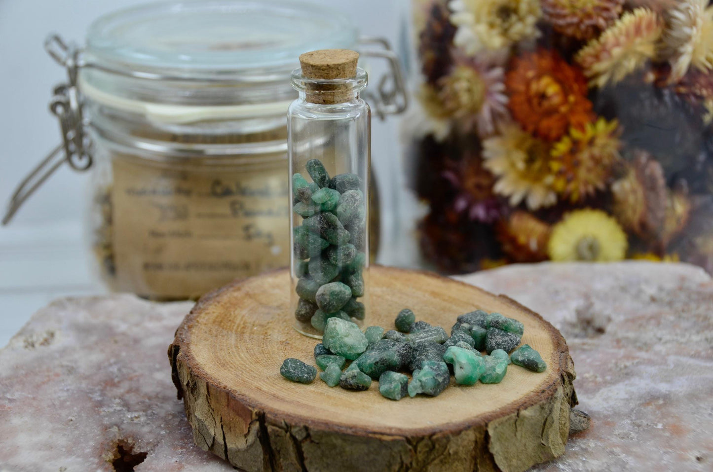 Mini Bottle of Emeralds - Intuitive Pick