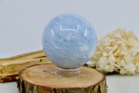 Blue Calcite Sphere