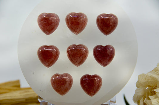 Rhodochrosite Mini Hearts