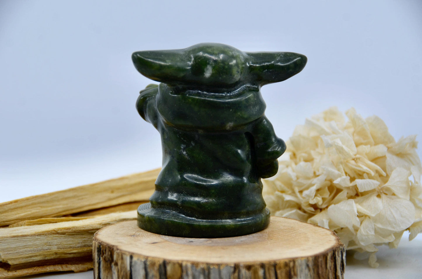 Grogu Inspired Jade Carving