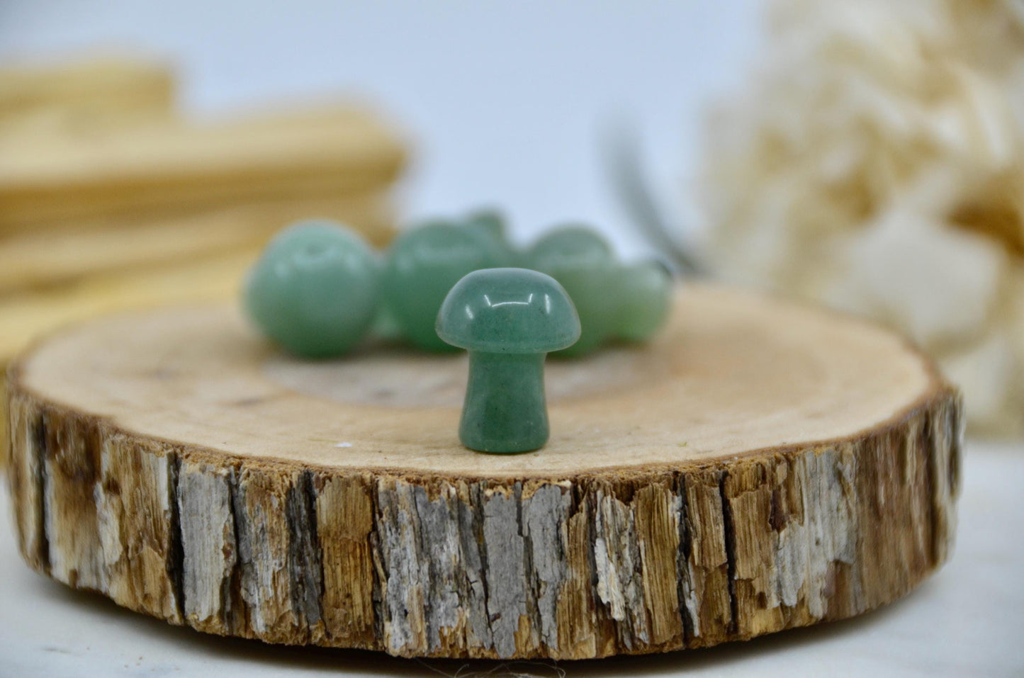 Mini Green Aventurine Mushroom