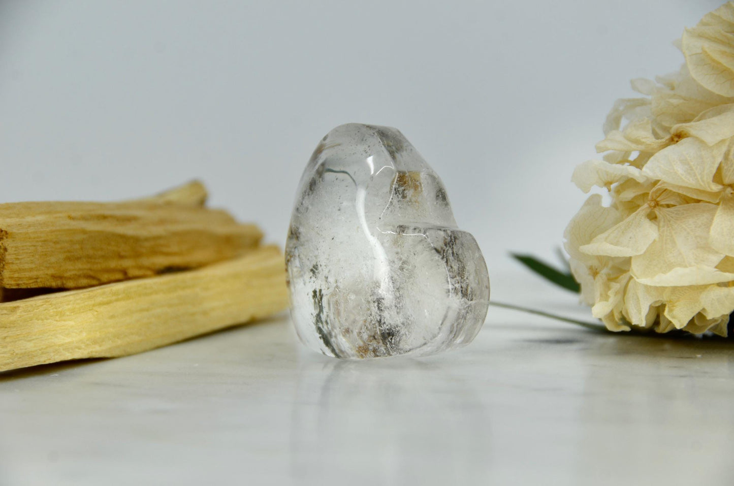 Shaman's Dream Quartz Heart